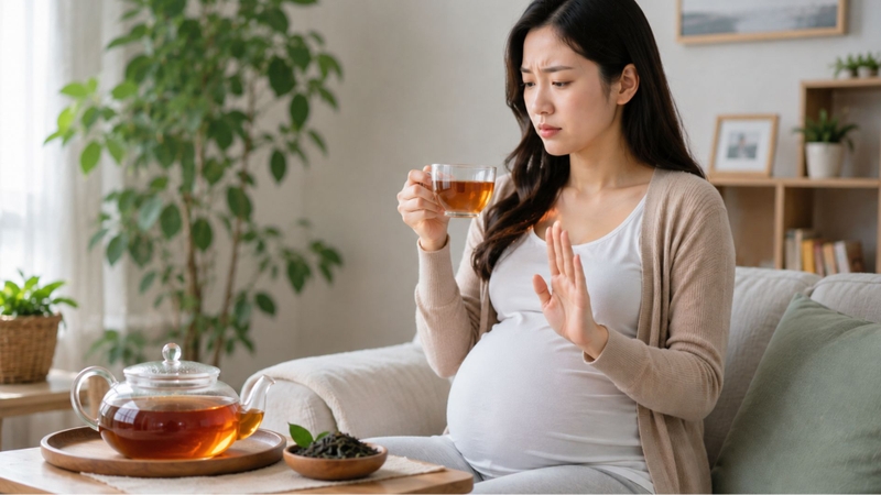 Phụ nữ mang thai cần thận trọng khi sử dụng trà Ceylon