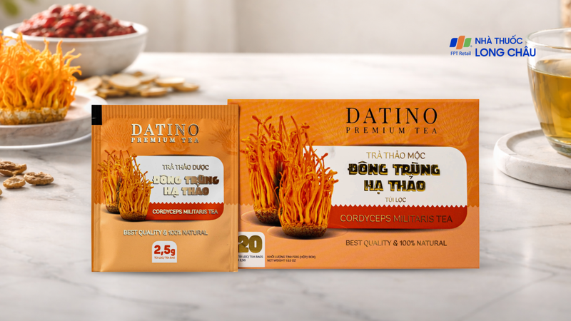 Trà đông trùng hạ thảo túi lọc Datino Premium Tea
