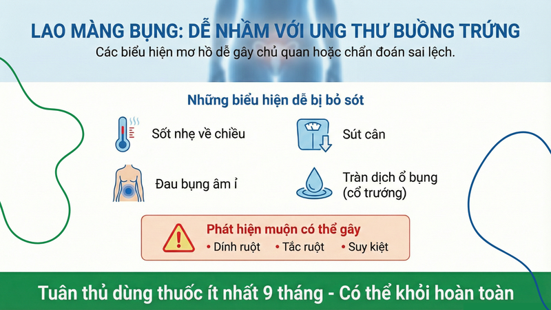 Người dân không nên chủ quan với các biểu hiện mơ hồ