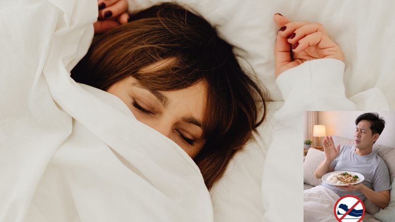 Không nằm ngay sau khi ăn giúp cải thiện tình trạng ho do trào ngược dạ dày về đêm