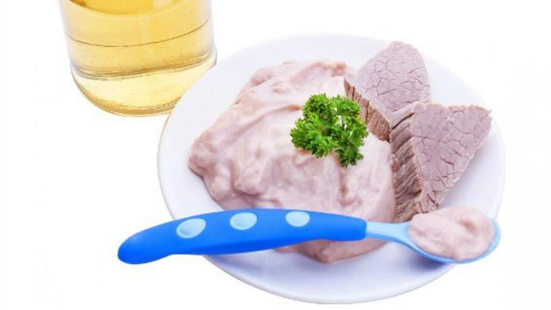Trẻ 6 tháng ăn được thịt gì để dễ tiêu hóa?2