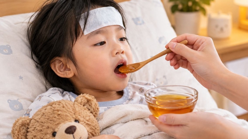 Trẻ bị sốt có được uống mật ong không là thắc mắc của nhiều bậc cha mẹ