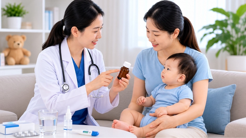 Chỉ dùng thuốc hạ sốt theo hướng dẫn của nhân viên y tế