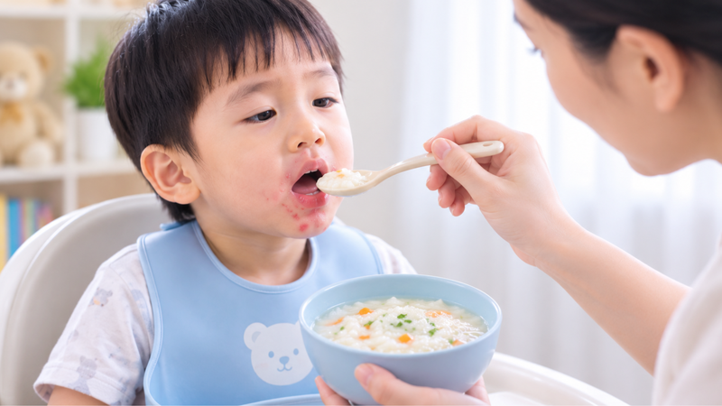 Thức ăn mềm, dễ nuốt phù hợp khi trẻ đang đau miệng