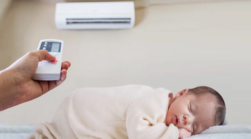 Trẻ bị viêm phế quản có nên nằm điều hòa không? Lưu ý khi chăm sóc trẻ bị viêm phế quản 1