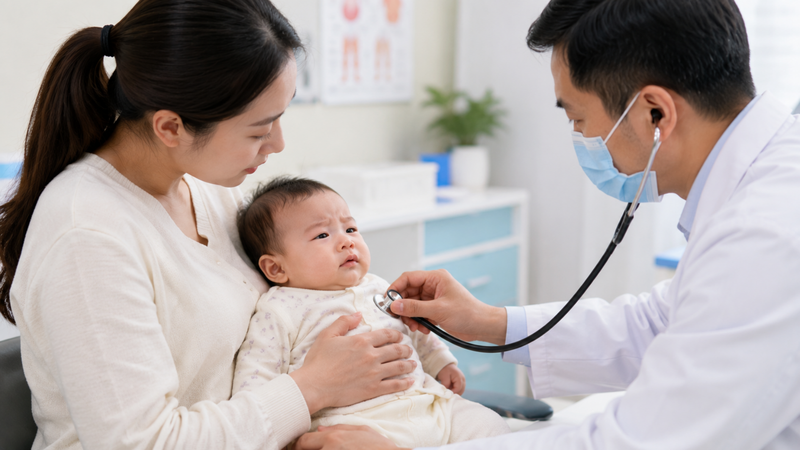 Đưa bé đi khám khi xuất hiện các dấu hiệu nguy hiểm