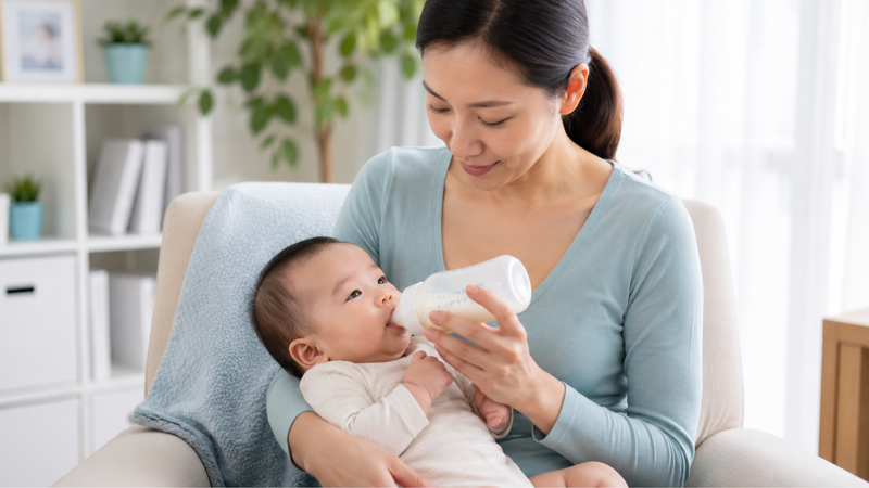 Trẻ không có dấu hiệu bất thường duy trì cho bú