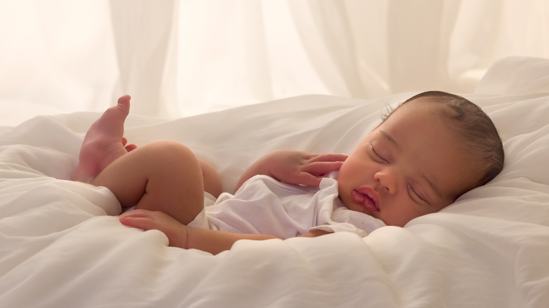 Chăm sóc giấc ngủ sâu của bé
