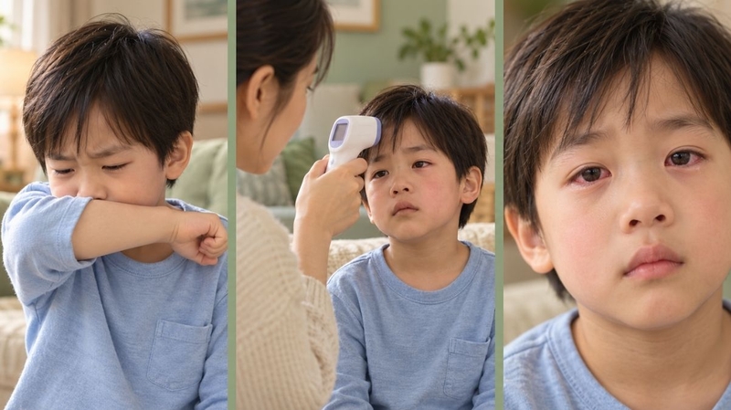 "Trẻ sốt ho đỏ mắt có phải adeno không?" là thắc mắc của nhiều phụ huynh