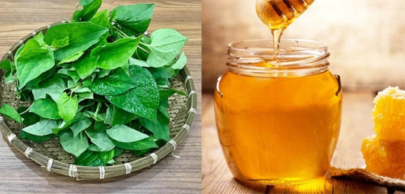 Trị mụn ẩn bằng&nbsp;rau diếp cá và mật ong