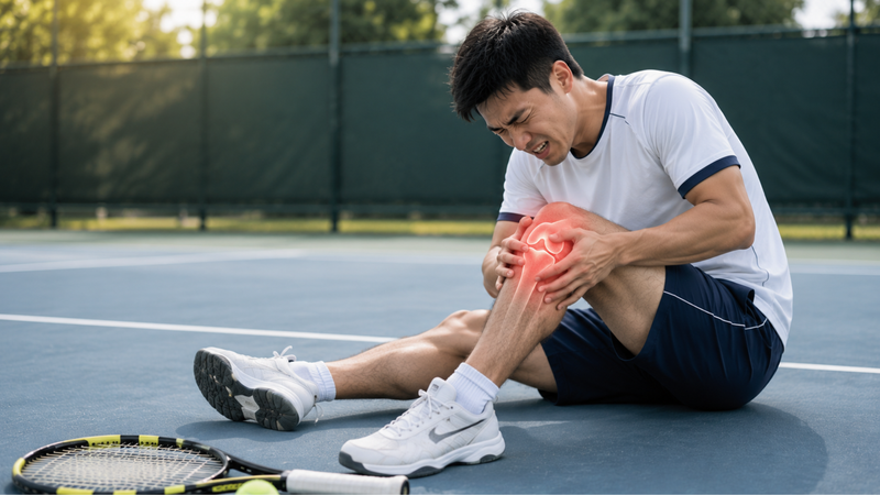 Đổi hướng đột ngột khi chơi thể thao có thể làm tổn thương dây chằng đầu gối