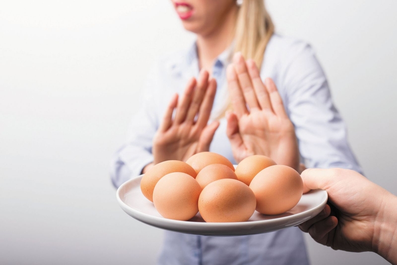 Người dị ứng với trứng không nên ăn