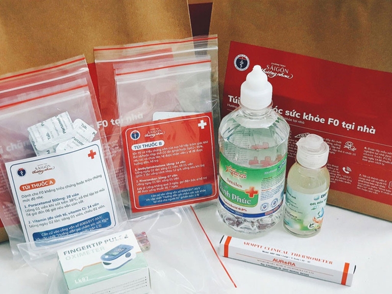 Túi thuốc cho F0 điều trị tại nhà có gì và cần lưu ý gì khi sử dụng? 1