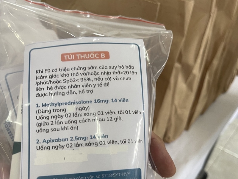 Túi thuốc cho F0 điều trị tại nhà có gì và cần lưu ý gì khi sử dụng? 2