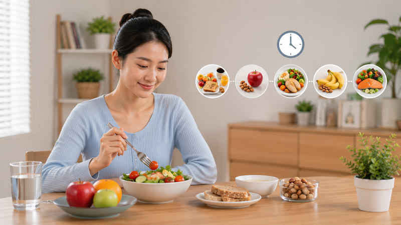 Ăn uống đều đặn giúp duy trì mức đường huyết ổn định hơn