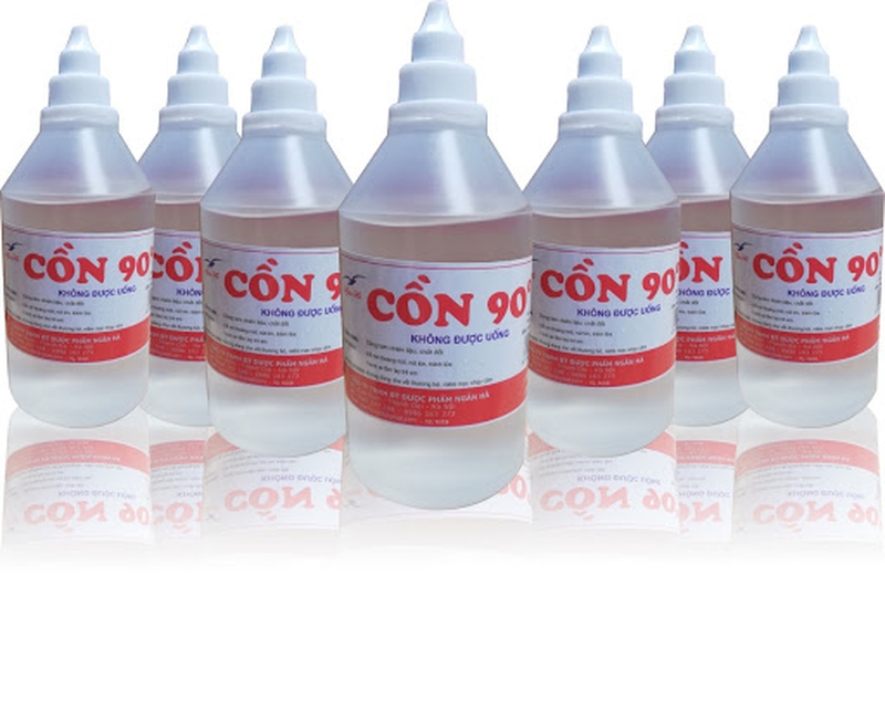 Cồn 90 độ được ứng dụng nhiều trong ngành y tế