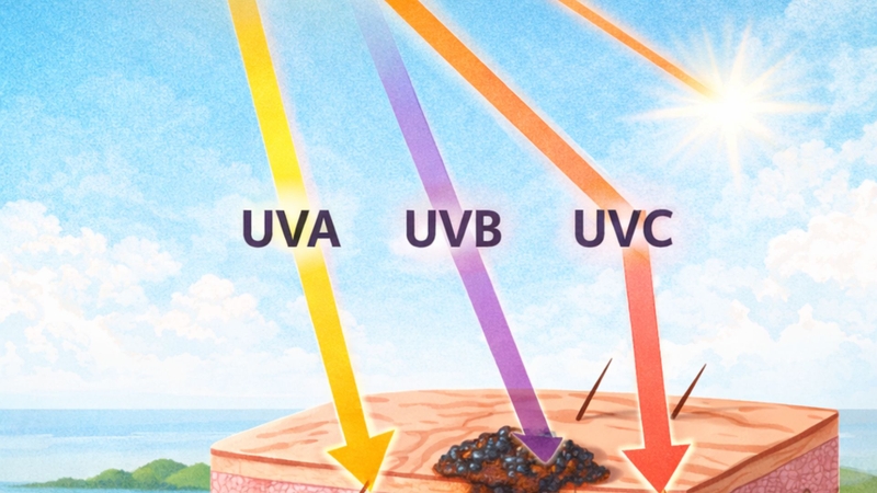 Tác động của tia UV là một trong những yếu tố làm tăng nguy cơ mắc ung thư sắc tố
