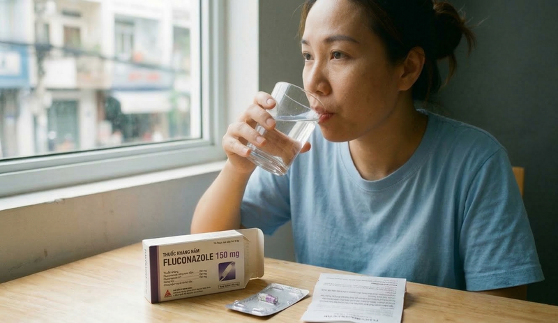 Nên duy trì uống fluconazole vào một khung giờ cố định mỗi ngày