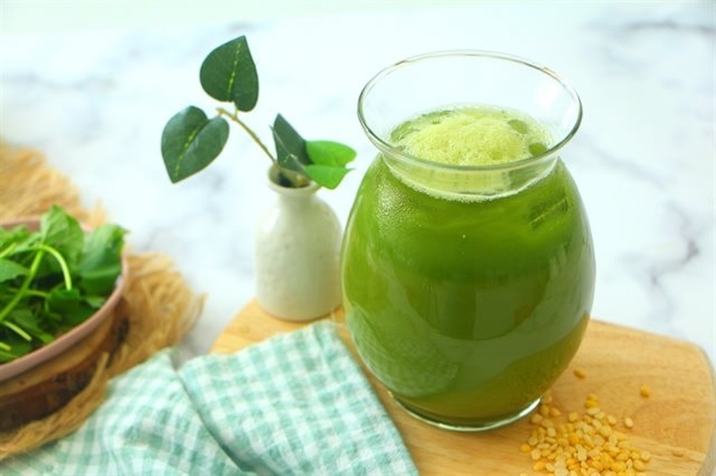 Nước rau má giúp giải độc gan cực kì hiệu quả