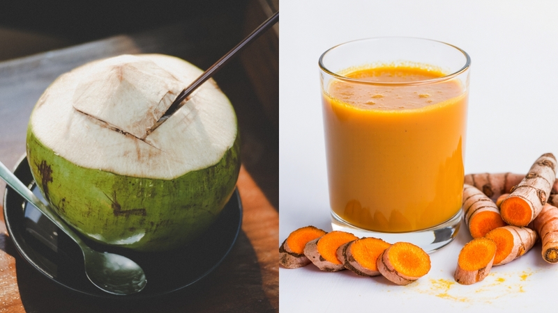 Uống nghệ tươi với nước dừa có tác dụng gì là thắc mắc của nhiều người