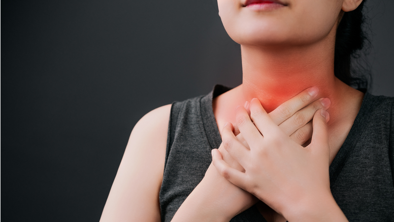 Thanh quản dễ bị tổn thương khi niêm mạc họng bị khô