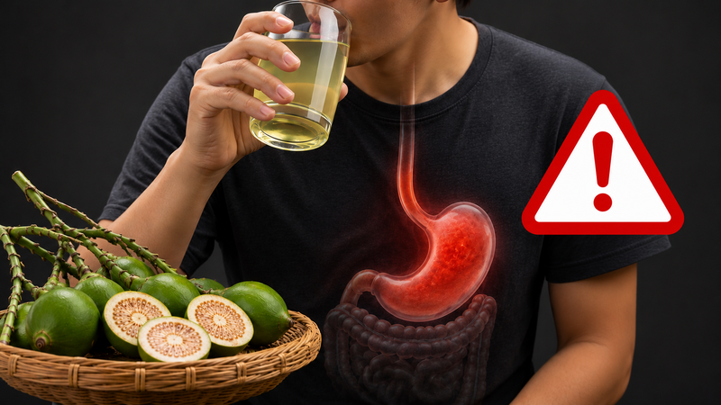 Sử dụng nước quả cau kéo dài có thể tiềm ẩn những nguy cơ sức khỏe