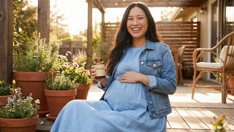 Các loại Prenatal dành cho thai kỳ thường chứa acid folic, sắt, canxi,...