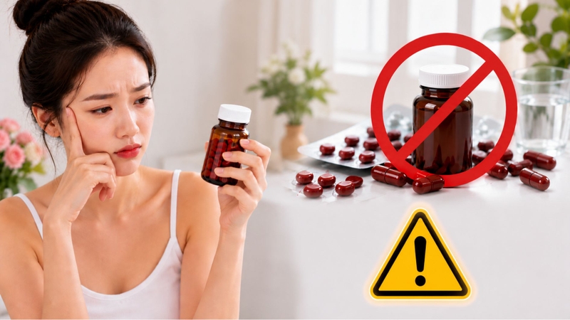 Không nên tự ý bổ sung sắt chỉ để làm đẹp da