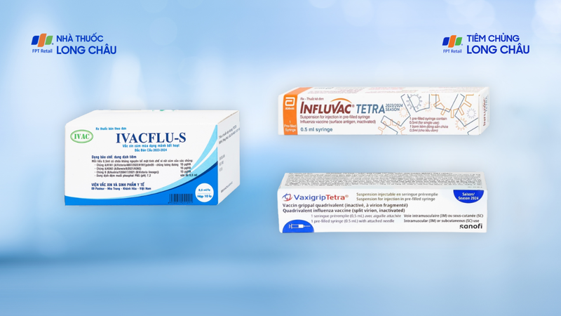 Các loại vắc xin cúm được cấp phép hiện nay