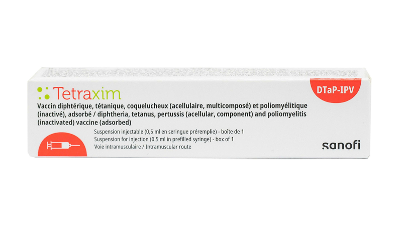 Vắc xin Tetraxim ngăn ngừa nhóm bệnh bạch hầu, ho gà, uốn ván và bại liệt ở trẻ em