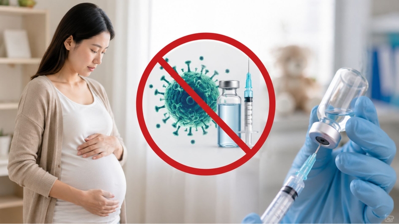 Phụ nữ mang thai được khuyến cáo không nên tiêm vắc xin thủy đậu
