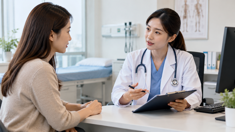 Người bệnh nên đến khám bác sĩ khi xuất hiện triệu chứng bất thường