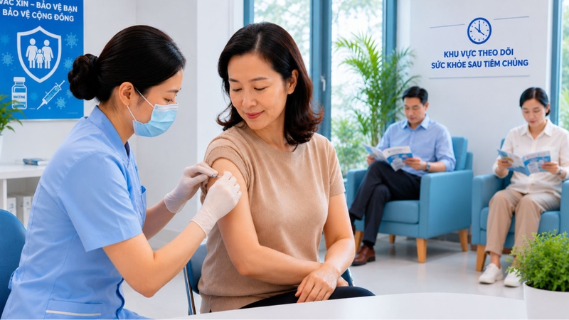 Theo dõi sức khỏe sau tiêm giúp phát hiện phản ứng bất thường sớm