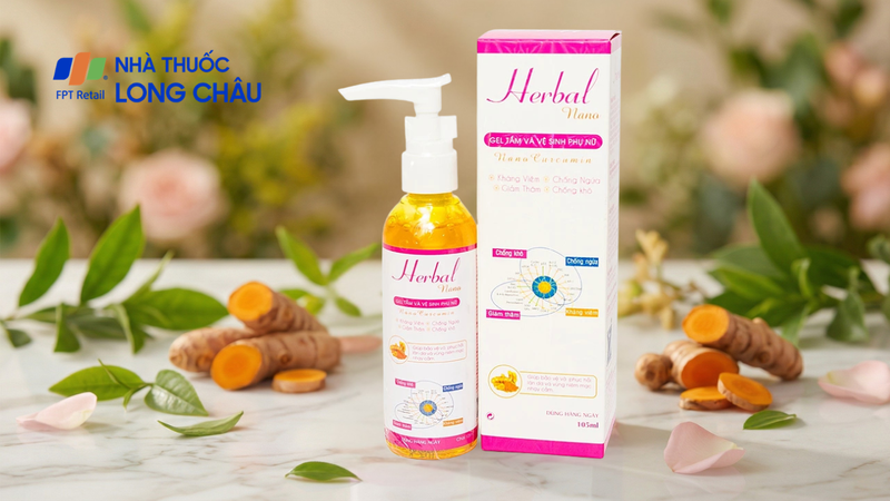 Gel Vệ Sinh Phụ Nữ Herbal Nano Vinapharma 105ml