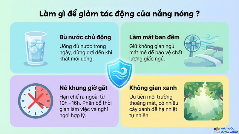 Chủ động bảo vệ sức khỏe trong mùa nắng nóng