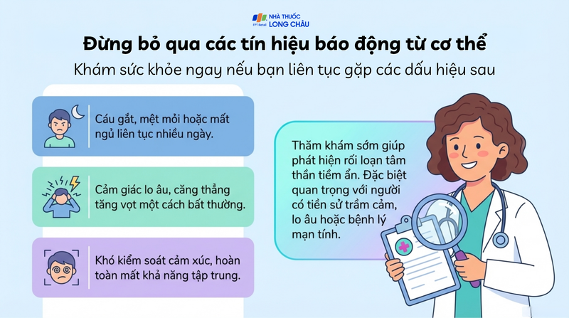 Không chủ quan trước các dấu hiệu bất thường của cơ thể, cần thăm khám kịp thời