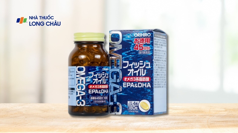 Viên uống Orihiro Fish Oil 180 viên