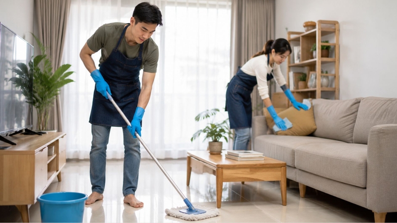 Không gian sống sạch sẽ góp phần bảo vệ sức khỏe hô hấp của trẻ