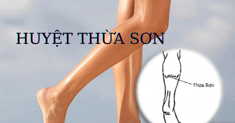 Vị trí huyệt Thừa Sơn