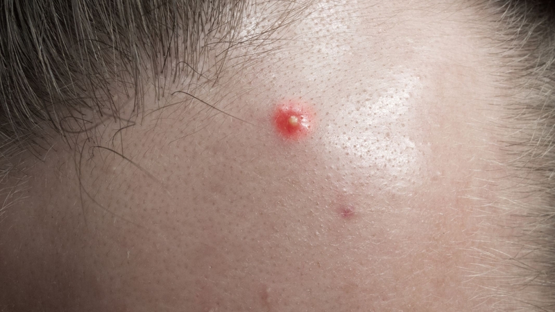 Vị trí nổi mụn ở trán thường liên quan đến căng thẳng kéo dài, rối loạn giấc ngủ