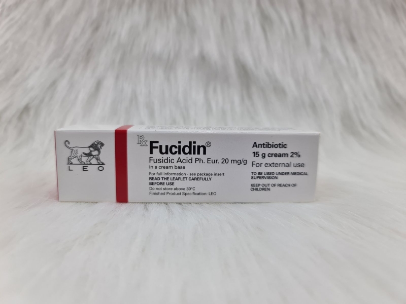 Thuốc bôi da trị viêm da mủ cho bé Fucidin
