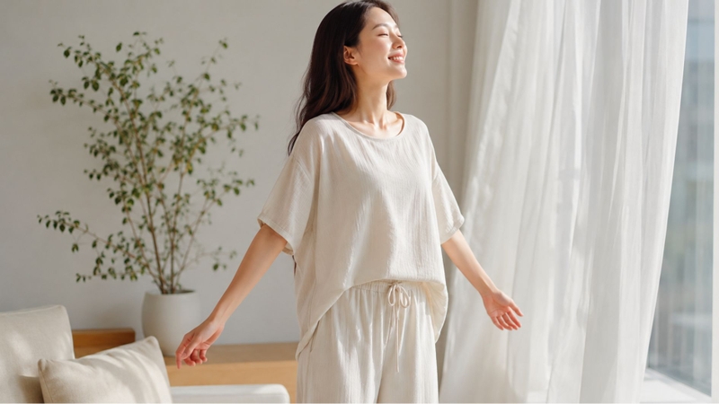 Trang phục rộng rãi, thoáng khí giúp giảm ma sát và hạn chế viêm nang lông