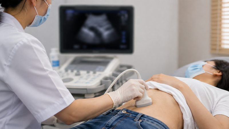 Siêu âm giúp xác định vị trí ruột thừa và đánh giá các dấu hiệu viêm