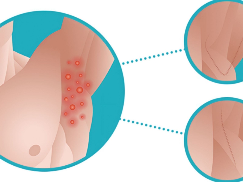 Viêm tuyến mồ hôi nách gì? Cách chữa trị viêm tuyến mồ hôi ở nách 1
