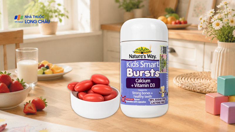 Nature’s Way Kids Smart Bursts Calcium + Vitamin D3