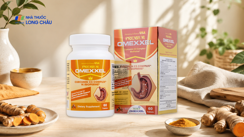 Premium Omexxel Curcumin C3 Complex® W/BioPerine®