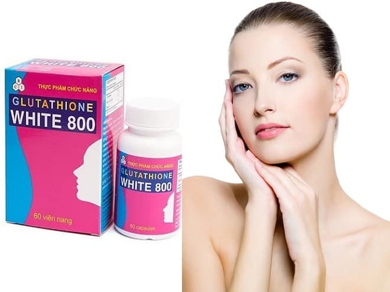 Review viên uống trắng da glutathione white 800 1