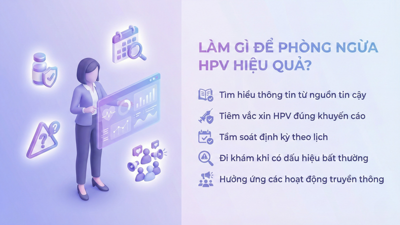 Có thể phòng ngừa HPV bằng một vài bước đơn giản