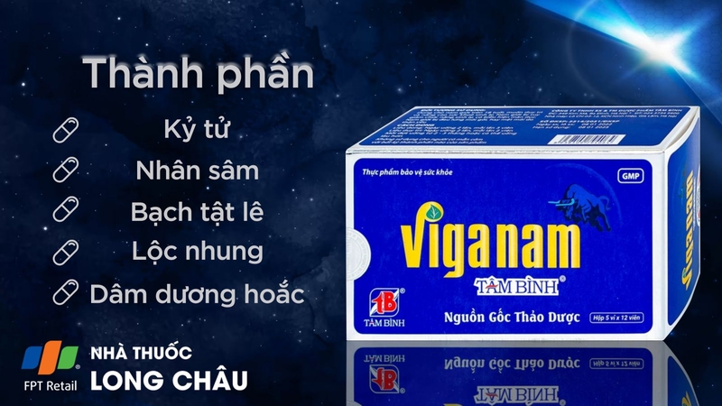Viên uống Viganam Tâm Bình 60 viên 1