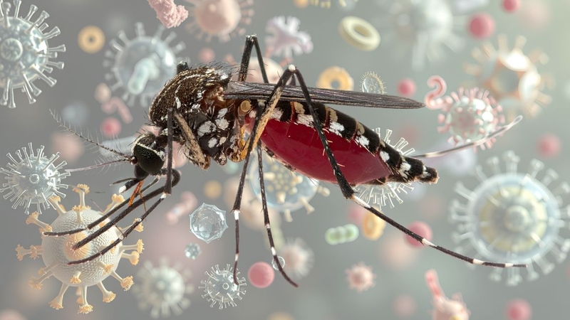 Muỗi vằn Aedes là trung gian truyền bệnh chính trong cộng đồng